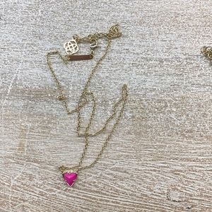 Small pink stone Kendra Scott
